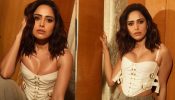 Street Style: Nushrratt Bharuccha Sets The Casual Fashion Trend In A White Corset Top And Grey Jeans 888499