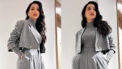 Style Alert: Nora Fatehi Nails Western Fashion Staple In A Grey Co-Ord Set