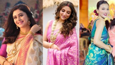 Subhashree Ganguly, Mimi Chakraborty & Ritabhari Chakraborty Are Royal Queens In Silk Saree