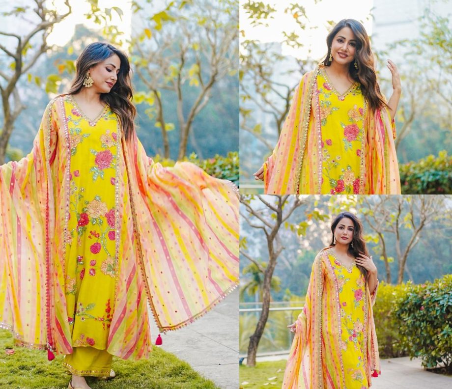 Take Cues From Hina Khan To Look Best In Multi-colored Kurta Set For Festive Season 885259