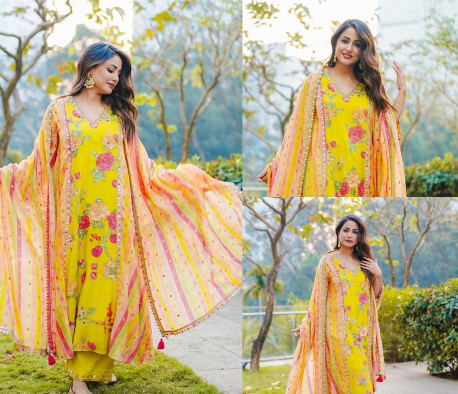 Take Cues From Hina Khan To Look Best In Multi-colored Kurta Set For Festive Season 885259