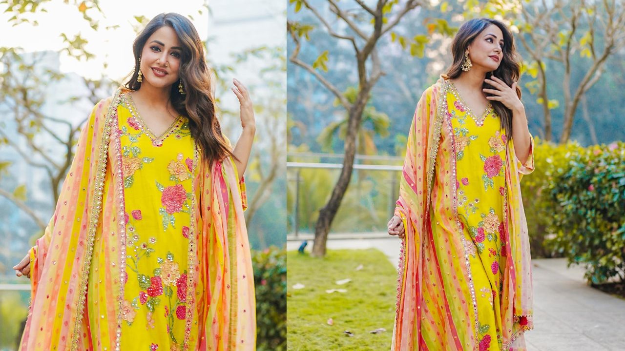 Take Cues From Hina Khan To Look Best In Multi-colored Kurta Set For Festive Season 885257