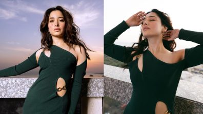 Tamannaah Bhatia Leaves Heart Racing In A Green Cut-Out Dress, See Pics