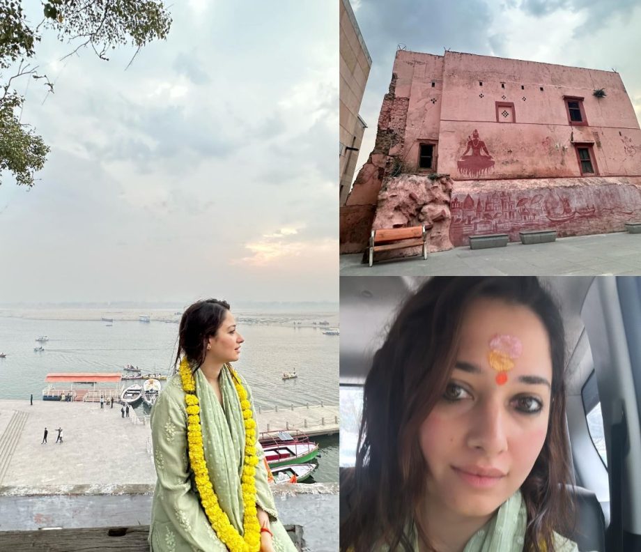 Tamannaah Bhatia Turns Spiritual, Visits Kashi Vishwanath Temple In Varanasi 884726