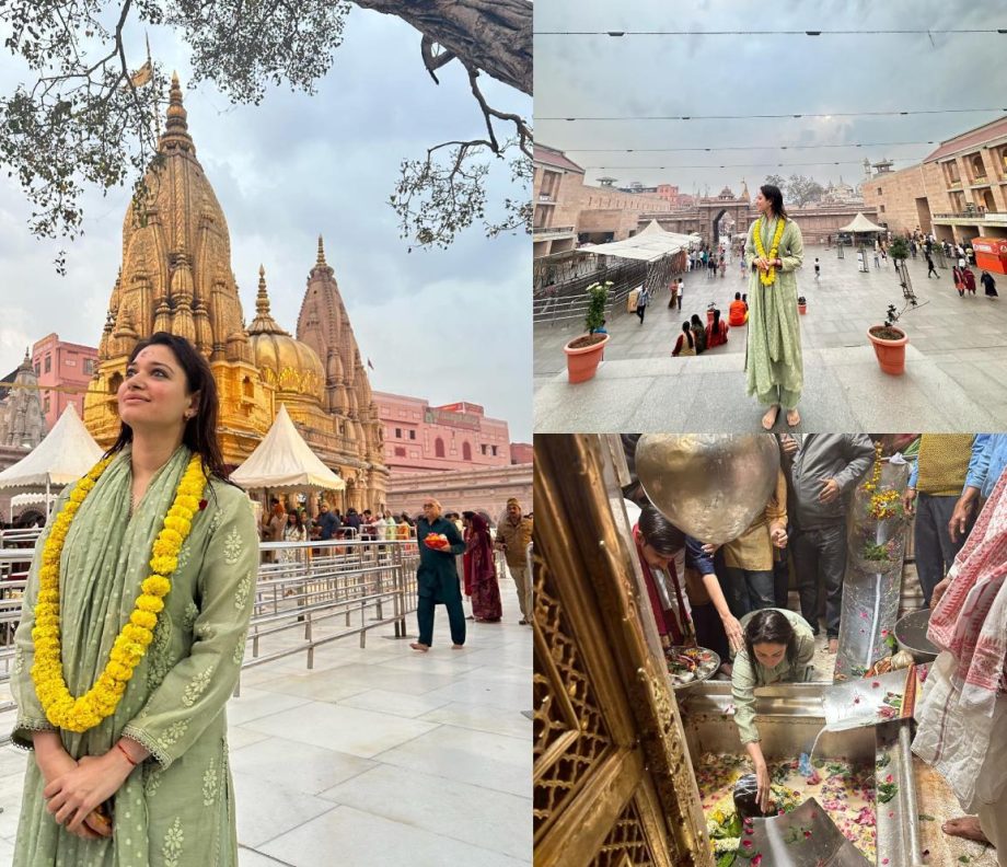 Tamannaah Bhatia Turns Spiritual, Visits Kashi Vishwanath Temple In Varanasi 884727