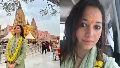 Tamannaah Bhatia Turns Spiritual, Visits Kashi Vishwanath Temple In Varanasi
