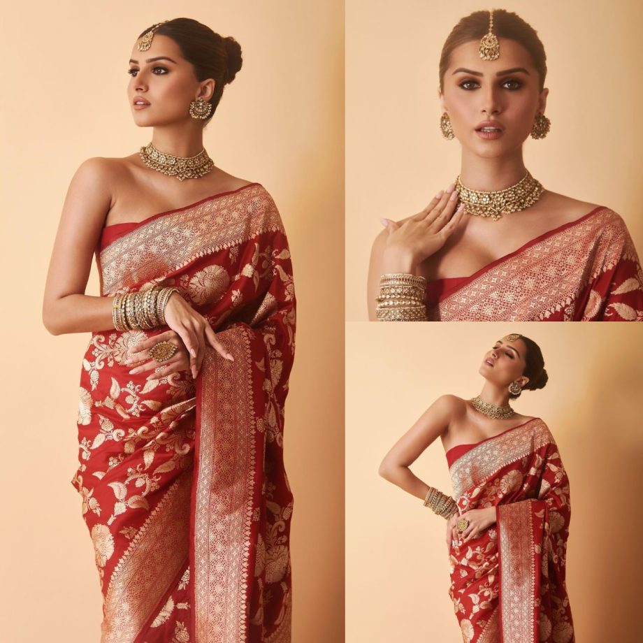 Tara Sutaria Or Samantha Ruth Prabhu: Who Looks Mesmerizing In Red Banarasi Saree? 887988