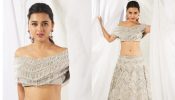 Tejasswi Prakash’s Sparkling Silver Lehenga Is Perfect Reception Look, Take Cues