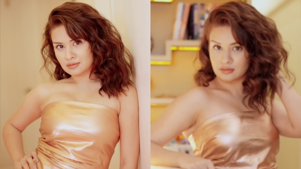 Thirst Trap: Avneet Kaur Goes Bold In Golden Tube Top & Black Skirt