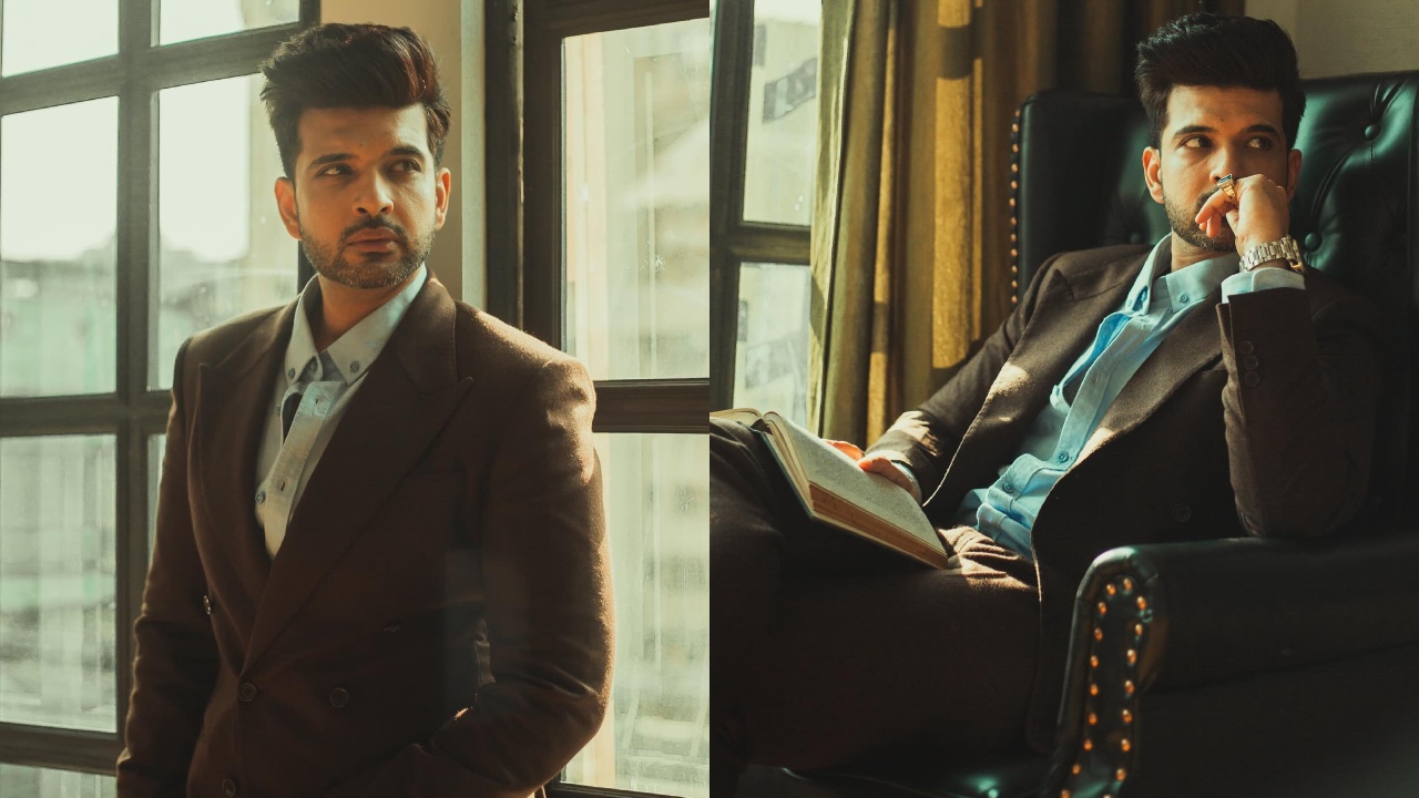 Trend Alert: Karan Kundrra’s Sets Fashion Bar High In A Brown Tuxedo Outfit 889253