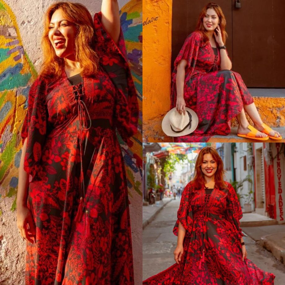 Vacay Vibe: Munmun Dutta Shows Her Sensational Style In A Red And Black Maxi Dress 885348