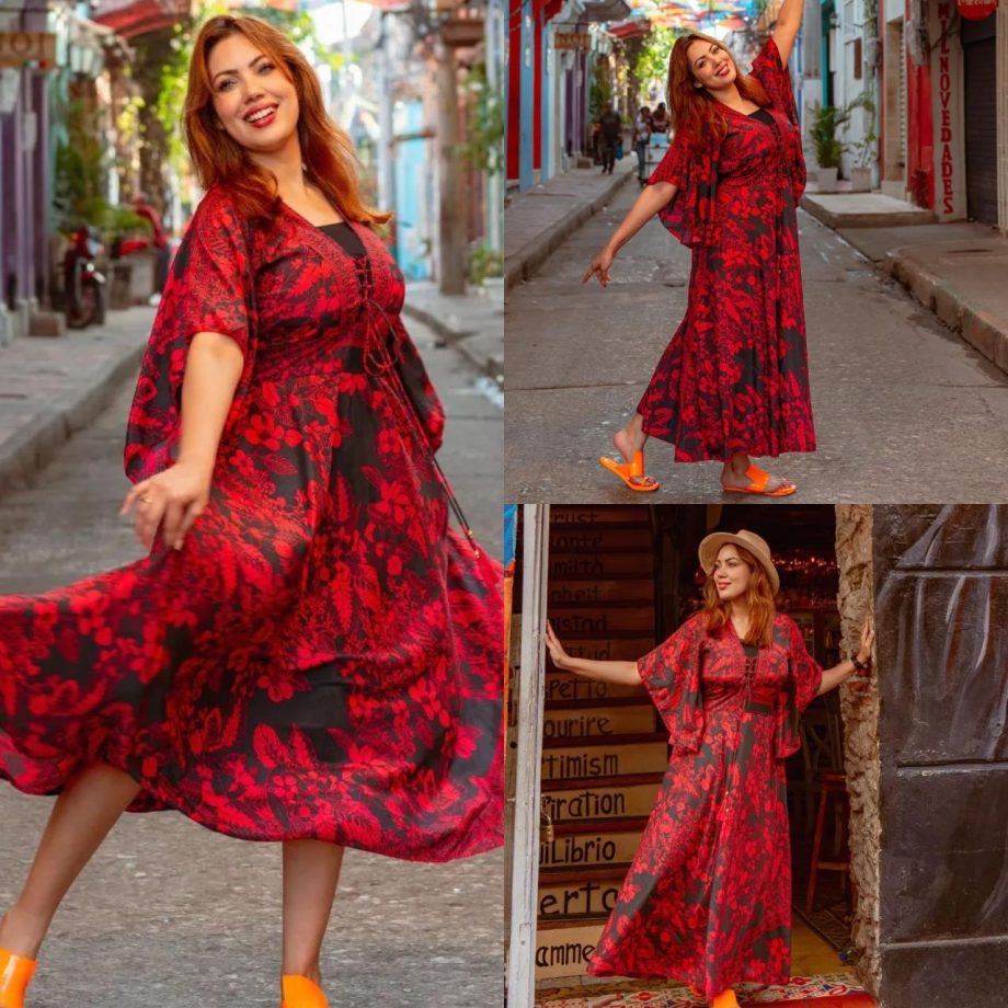 Vacay Vibe: Munmun Dutta Shows Her Sensational Style In A Red And Black Maxi Dress 885349