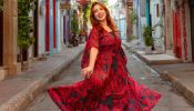 Vacay Vibe: Munmun Dutta Shows Her Sensational Style In A Red And Black Maxi Dress
