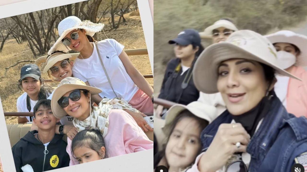 Watch: Shilpa Shetty Enjoys Safari Journey To Ranthambore With Family 889236