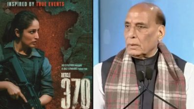 Yami Gautam’s Article 370 received praises from Defence Minister Rajnath Singh! The actress expressed her gratitude”