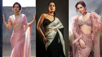 3 Times Raashii Khanna’s Saree Styling Lessons For The Ultimate Vogue Statement!