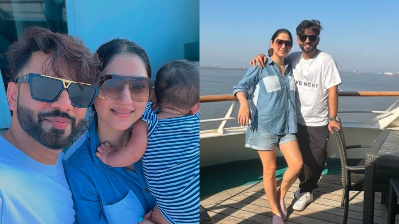 A Sea-Faring Adventure: Disha Parmar and Rahul Vaidya's Family Vacation 890619