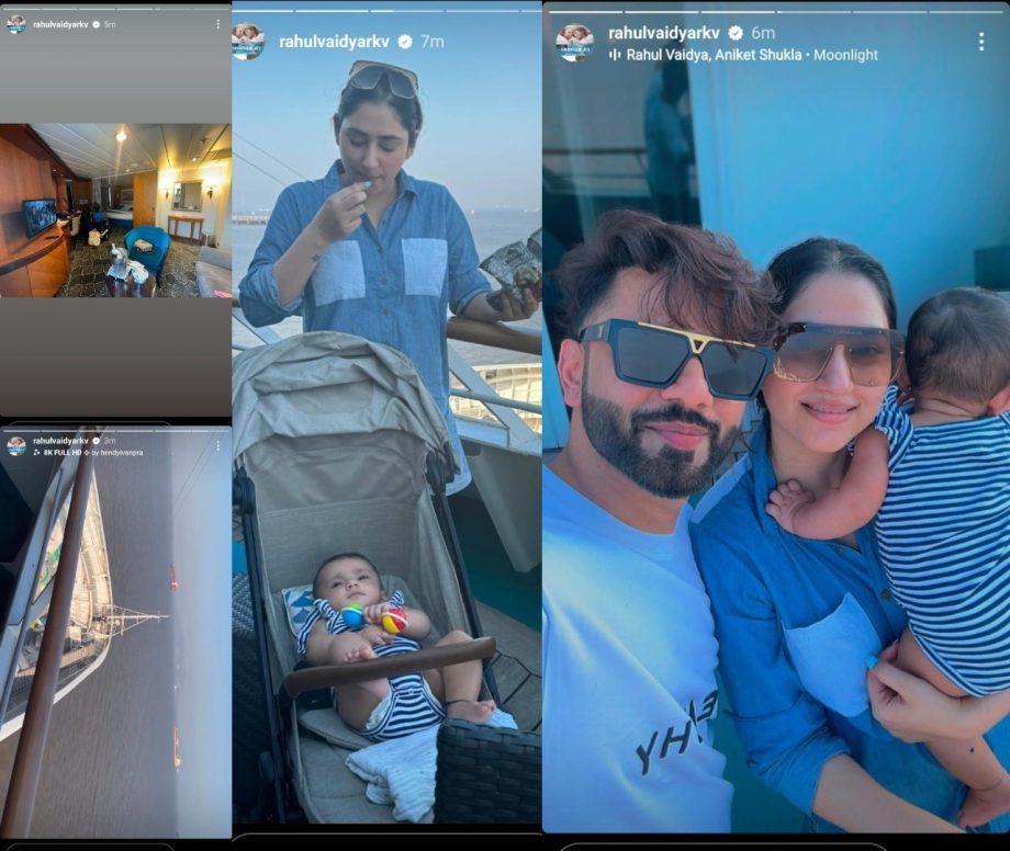 A Sea-Faring Adventure: Disha Parmar and Rahul Vaidya's Family Vacation 890618