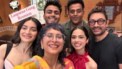 Aamir Khan and Kiran Rao recently reunited with the cast of their film “Laapataa Ladies,” sharing a joyful selfie from the gathering