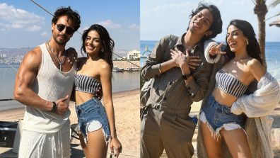 Alaya F Drops a Glimpse of ‘Rang Ishq Ka’ Song and BTS Moments with Tiger Shroff, See Pics!
