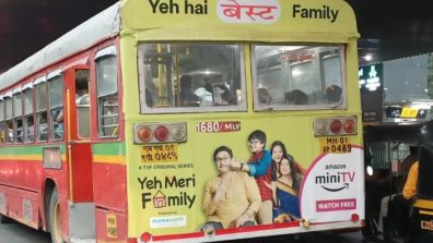 Amazon miniTV unveils an intriguing OOH campaign featuring BEST buses to promote Yeh Meri Family Season 3