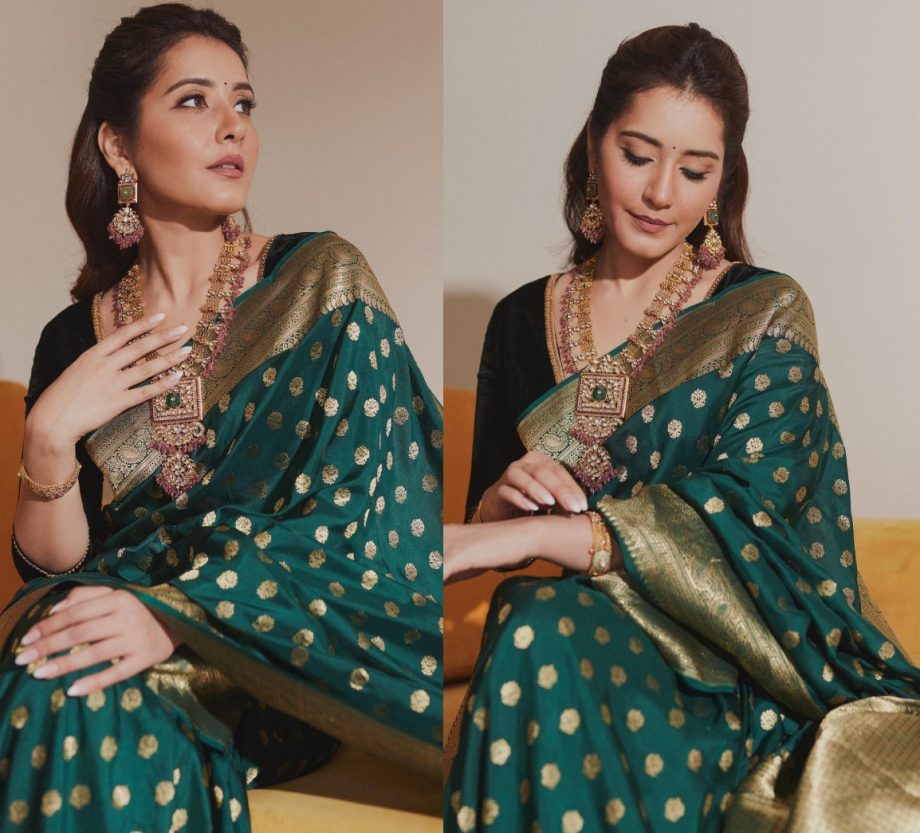 Anupama Parameswaran, Raashii Khanna & Samantha Prabhu: South Divas Radiate Grace Saree Looks 889718
