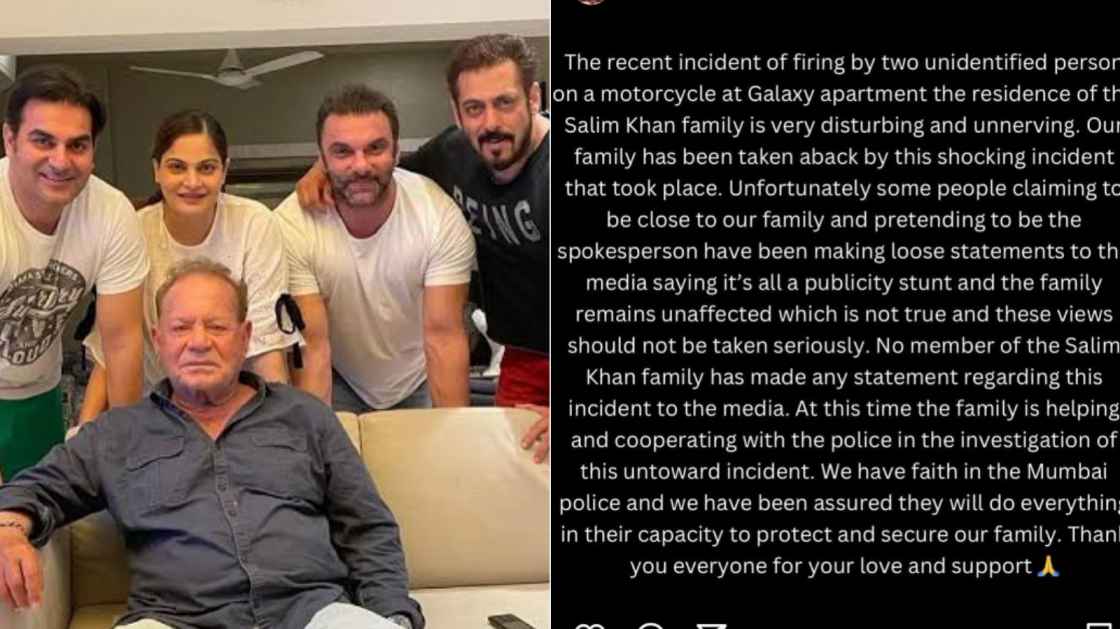 Arbaaz Khan releases statement; rubbishes rumors of 'being totally fine' after the gunfire incident 891560