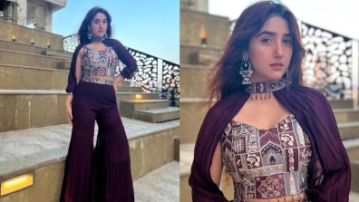 Ashnoor Kaur Stuns In A Purple Gharara Set For Baisakhi Celebrations, See Pics!