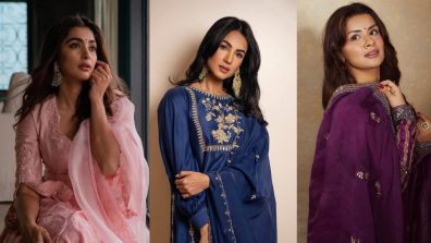 Bollywood Beauties Pooja Hegde, Sonal Chauhan, and Avneet Kaur Showcase Stunning Ethnic Wear for Summer Weddings