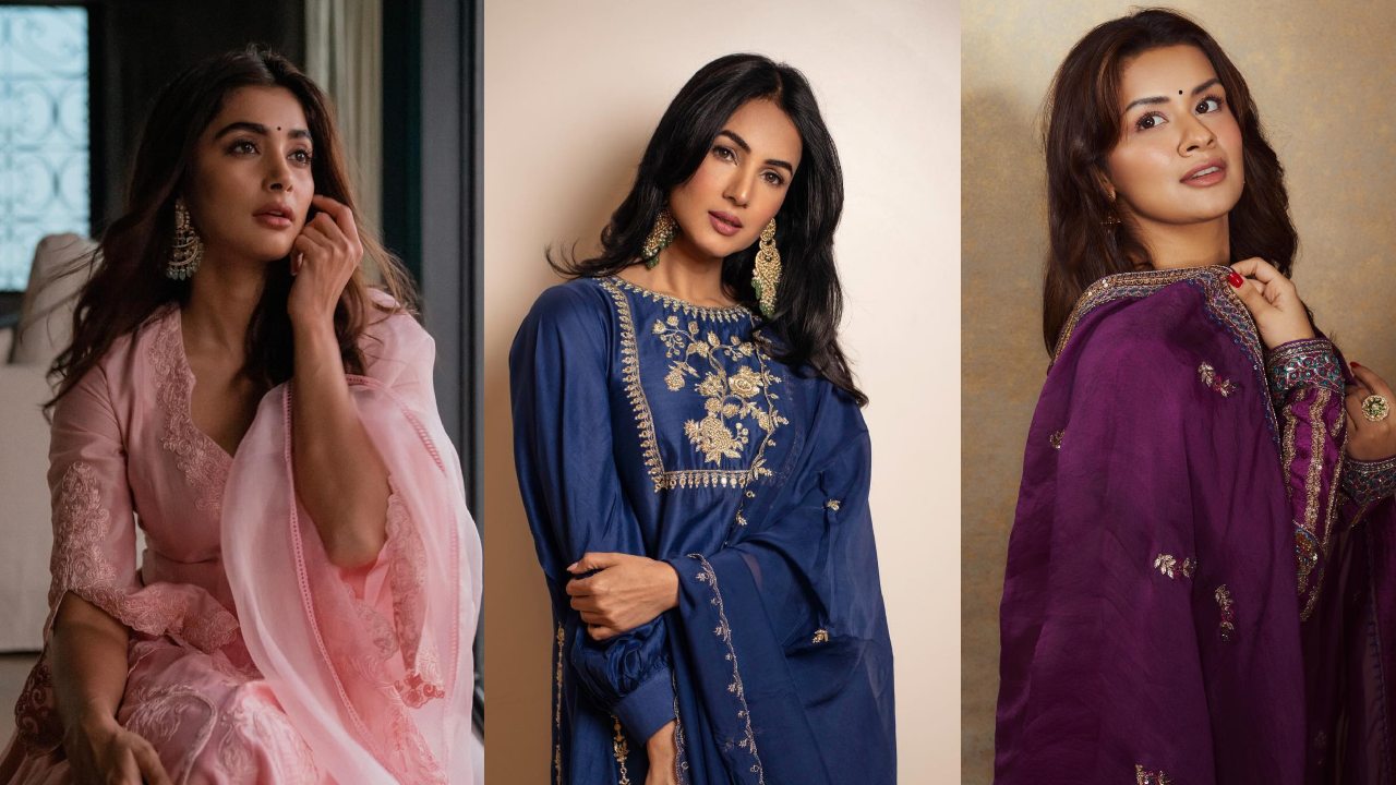 Bollywood Beauties Pooja Hegde, Sonal Chauhan, and Avneet Kaur Showcase Stunning Ethnic Wear for Summer Weddings 892916