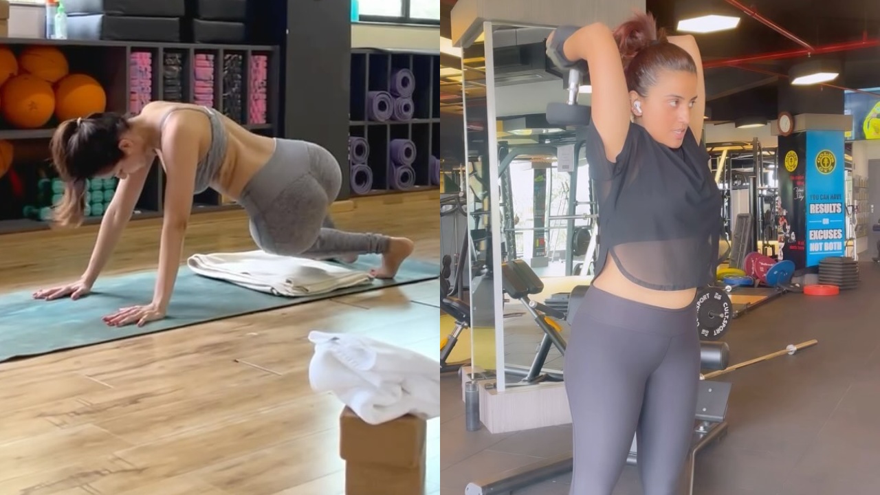 Bollywood vs. Bhojpuri: Which one is better? Malaika Arora's Yoga Exercise or Akshara Singh's Weightlifting? 892665