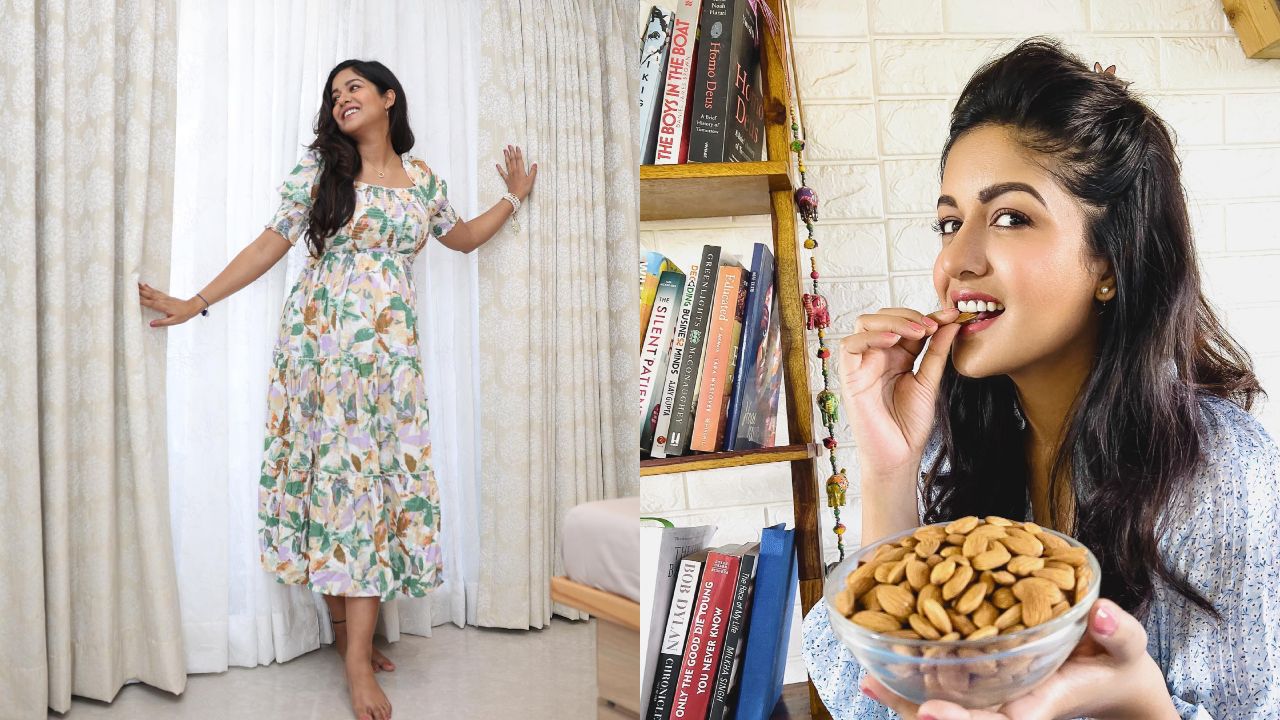 Book Shelf To Floral Curtains: Inside Ishita Dutta's Beautiful Home 890396