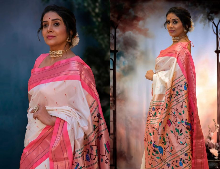 Celebrate Gudi Padwa in a Paithani Saree and Check Out The Styles of Marathi Actresses, From Sonalee Kulkarni to Prajakta Mali 890192
