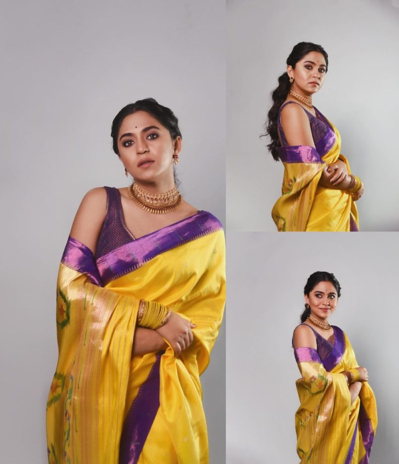 Celebrate Gudi Padwa in a Paithani Saree and Check Out The Styles of Marathi Actresses, From Sonalee Kulkarni to Prajakta Mali 890193