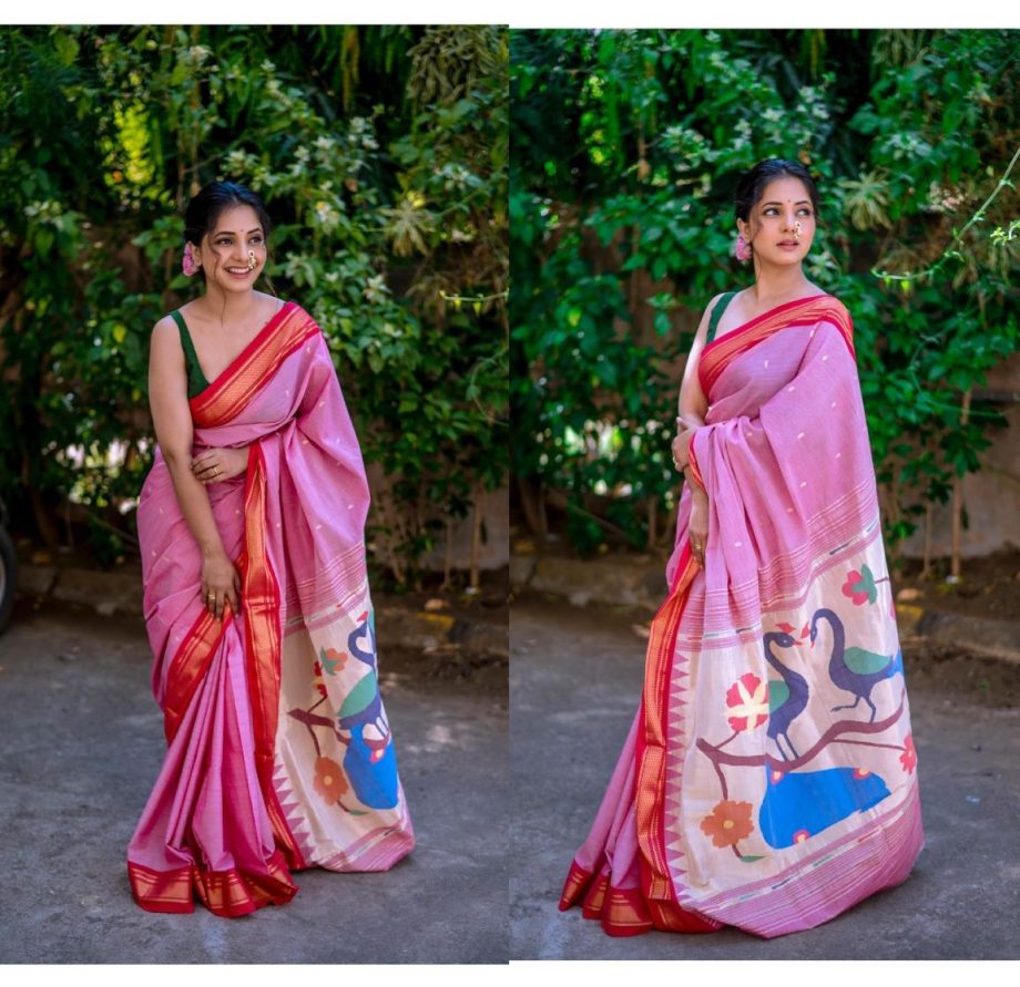 Celebrate Gudi Padwa in a Paithani Saree and Check Out The Styles of Marathi Actresses, From Sonalee Kulkarni to Prajakta Mali 890183