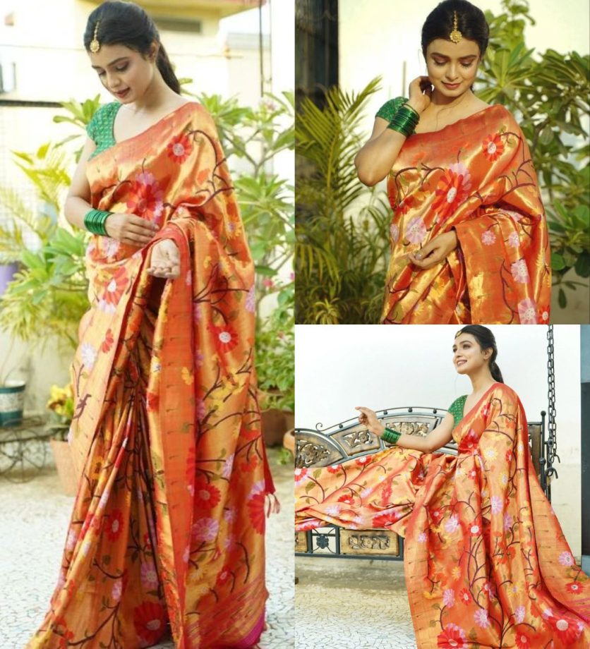 Celebrate Gudi Padwa in a Paithani Saree and Check Out The Styles of Marathi Actresses, From Sonalee Kulkarni to Prajakta Mali 890186