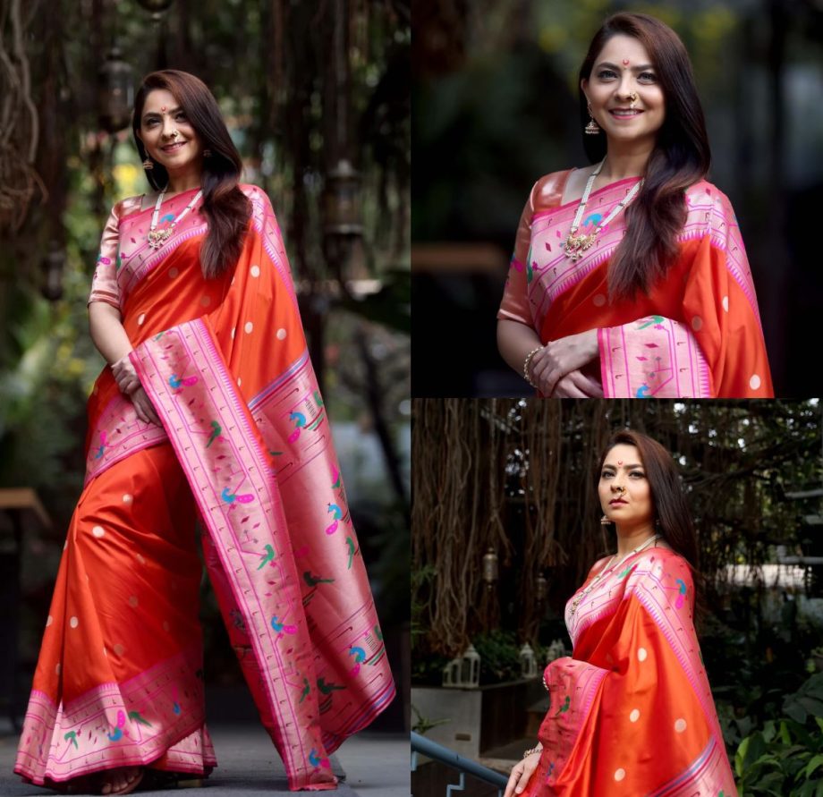 Celebrate Gudi Padwa in a Paithani Saree and Check Out The Styles of Marathi Actresses, From Sonalee Kulkarni to Prajakta Mali 890177