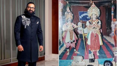 Check Kantara star Rishab Shetty’s unseen images from his school days where he performed Yakshagana dance