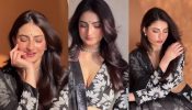 Classic Chic: Palak Tiwari Flaunts Her Beauty In A Striking Black And White Lehenga Set