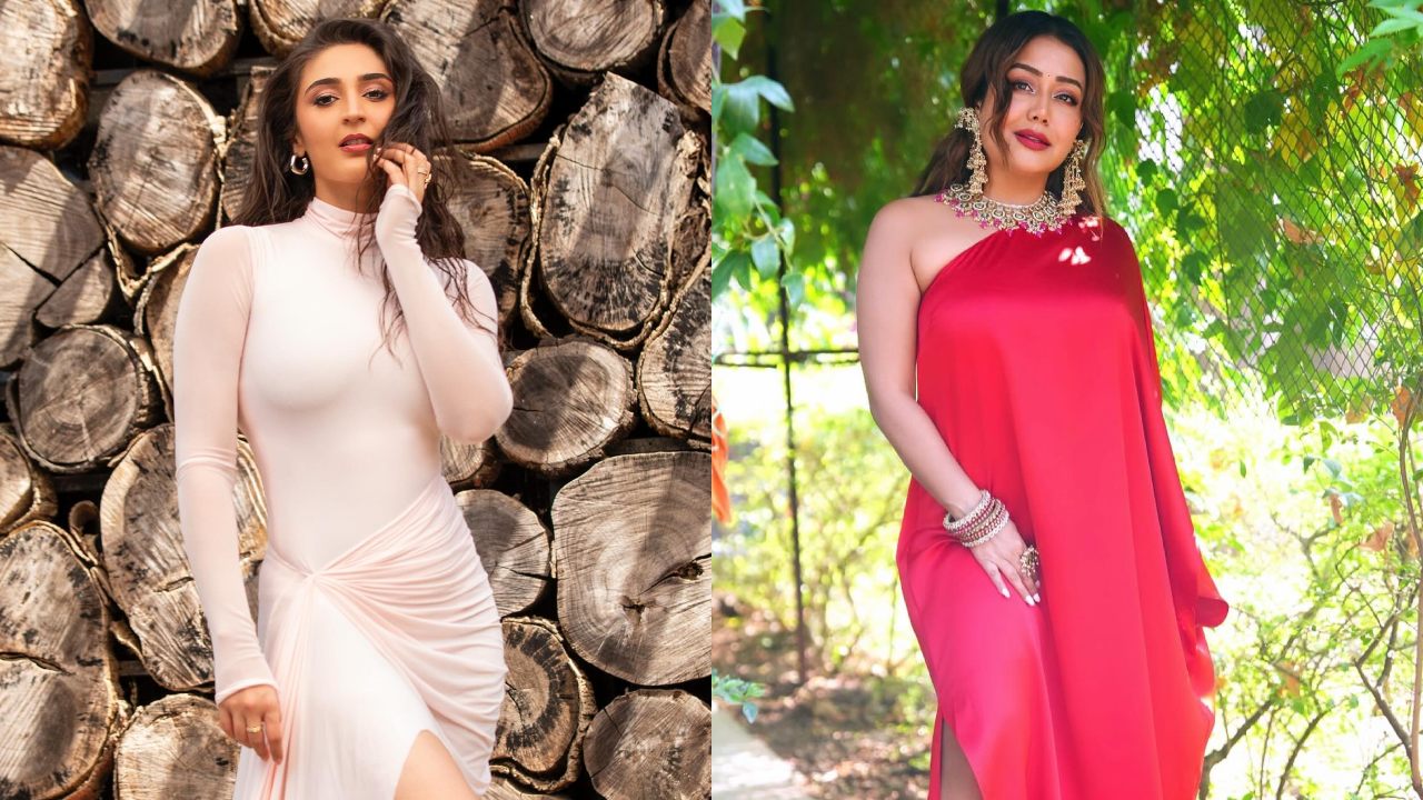Dhvani Bhanushali Vs. Neha Kakkar: Who Looks Breathtakingly Hot In Thigh-high Slit Gown? 892848