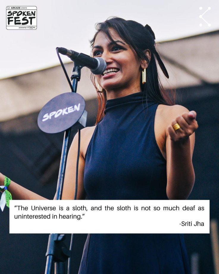 Discover the 5 Best Lines by Sriti Jha from 'Waiting For A Sign' on Love and Universe 892518