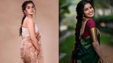 Sheer or Silk Saree on Anupama Parameswaran? Check Out The Pictures