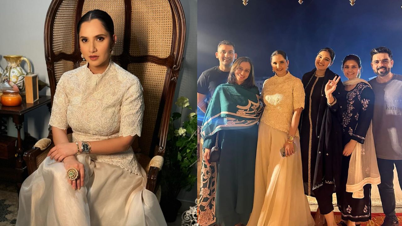 Ethereal Elegance: Sania Mirza Radiates Grace In An Ivory Sharara Set, See Pics 889525