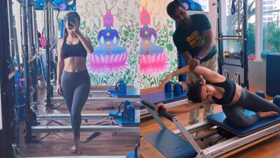 Fitness Inspiration: Avneet Kaur Flaunts Pilates Workout With Style!