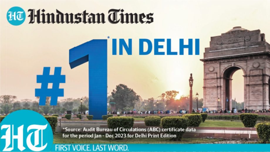 Hindustan Times Tops ABC Data Charts, Ranks No. 1 English Newspaper in the National Capital 889806