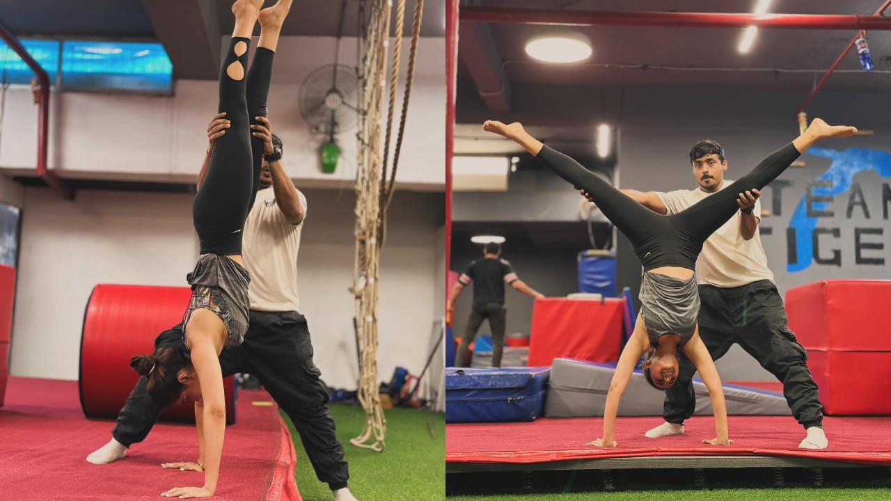 Inside Jasmin Bhasin's Dedicated Handstand Leg Movement Fitness Regime 891960