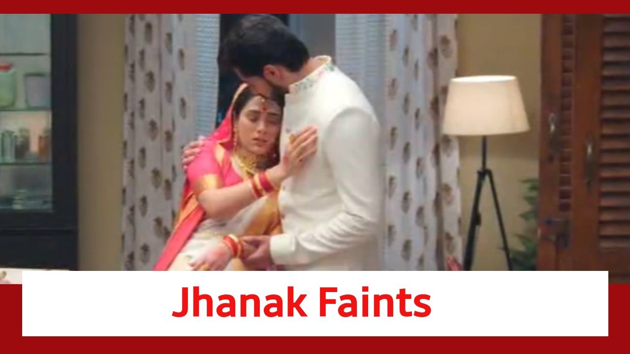 Jhanak Spoiler: Jhanak faints; Aniruddh holds her in his arms 891597