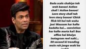 Karan Johar goes at it again; slams the box office trends that people follow blindly
