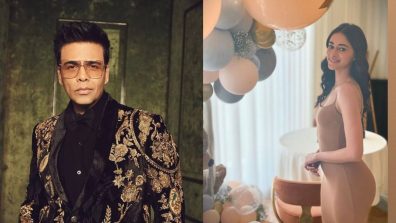 Karan Johar Sets Internet Ablaze with a Sizzling Snapshot of Ananya Panday in a Nude Bodycon Dress, Dubbing Her ‘Worthy Muse’!