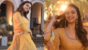 Keerthy Suresh Radiates Glam in a Yellow Sharara Set, Raashii Khanna Loved her Beauty!